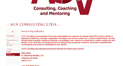 Desktop Screenshot of agv-consulting.com